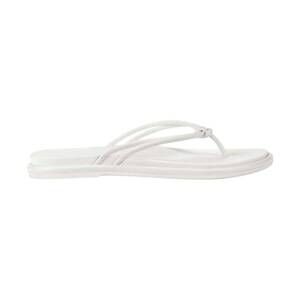 NEW OLUKAI women's aka flip flop sandal in white